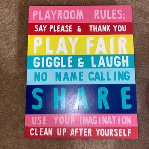 Playroom Sign